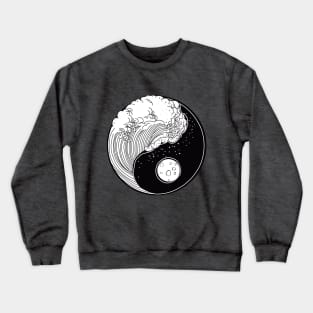 yin yang Crewneck Sweatshirt